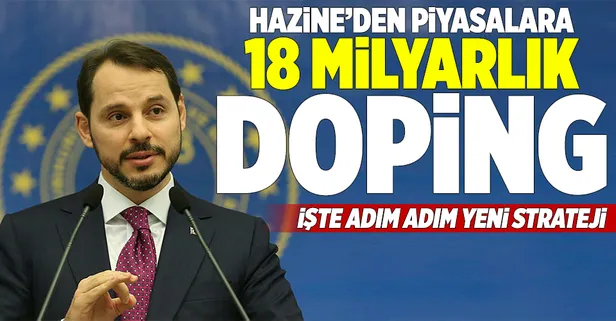 Hazine'den piyasalara 18 milyarlık doping