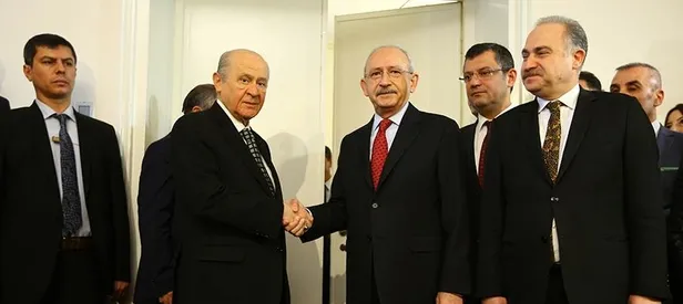 Kılıçdaroğlu-Bahçeli görüşmesi başladı