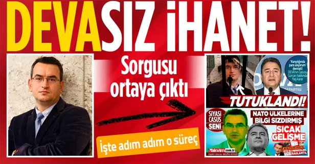 Casusluktan tutuklanan DEVA Partili Metin Gürcan’ın sorgusu ortaya çıktı! Her bilgi için dolarlar almış: İşte adım adım ihanet