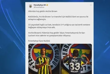 Archie Brown Fenerbahçe'de!