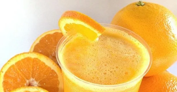 Portakal suyu kan yapar