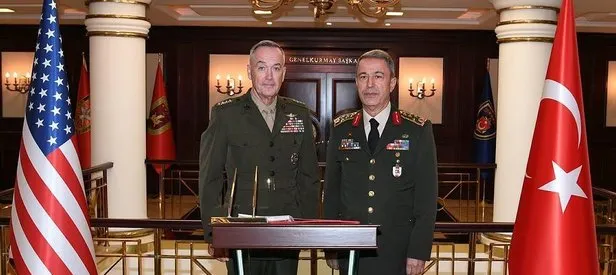 ABD’li komutanın Akar’la görüşmesi sona erdi