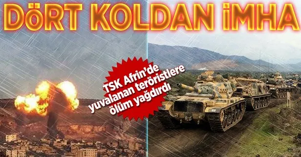 Dört koldan imha