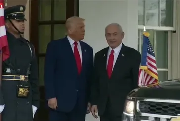 Trump ve Netanyahu bir araya geldi!