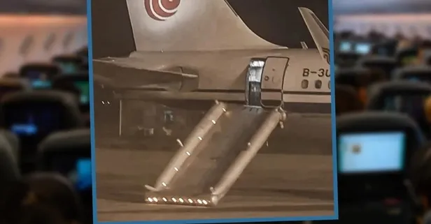 İlk kez uçağa binen yolcu faciaya yol açtı! Tuvaleti ararken yanlışlıkla acil çıkış kapısını açınca olanlar oldu