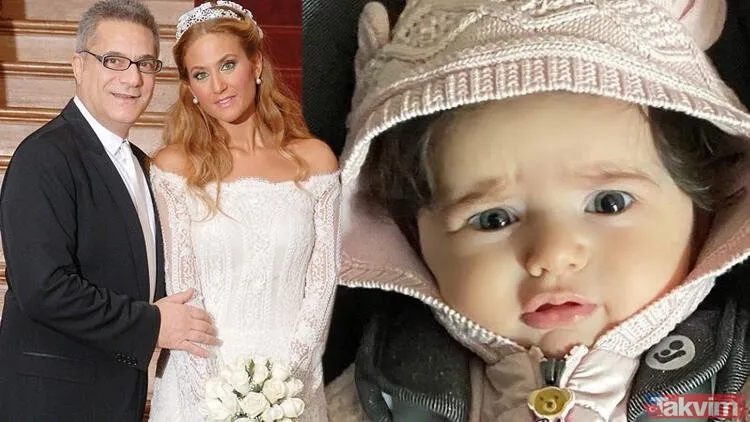 Mehmet Ali Erbil'in torunu Elisa 1 yaşına girdi ve ağzını görenler açıktı! Aynı büyükbabanın yüzü