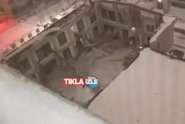 Çin'de korkunç olay! Okuldaki spor salonunun çatısı çöktü! 3 öğrenci hayatını kaybetti