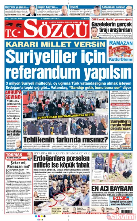 İşte Sözcü, Birgün ve Cumhuriyet'in Suriyeli çelişkisi! Asıl amaç Türkiye düşmanlığı! - 4