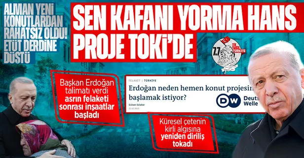 Başkan Erdoğan talimatı verdi afet konutları başladı! Asrın felaketi sonrası konut projelerinin hemen başlaması küresel çeteyi rahatsız etti!