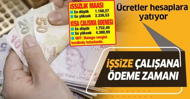 İşsize-çalışana ödeme zamanı