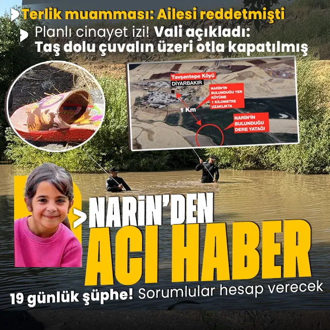 Narin Güranın cansız bedeni bulundu! İçişleri Bakanı Ali Yerlikaya açıkladı