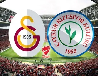Galatasaray-Rizespor maçı hangi kanalda?