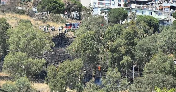 Son dakika: İzmir’in Bayraklı ilçesindeki askeri alanda ikinci yangın