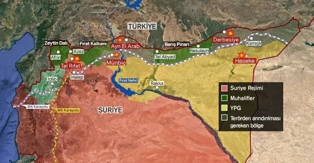 Türkiye Suriye son dakika haberleri! Kobani nerede, Ayn El Arab nedir - haritada nerede? Pençe Kılıç Hava Harekatı ile hangi bölgeler vuruluyor?