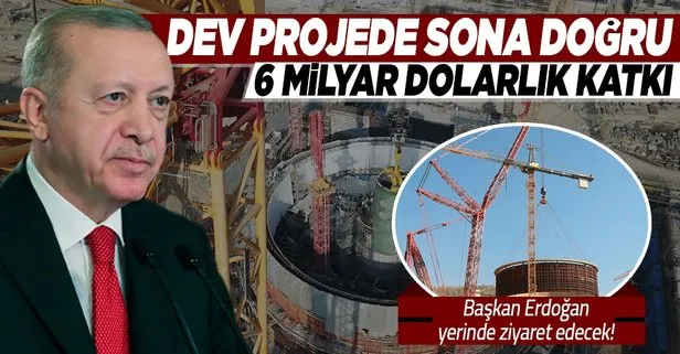 Dev projede sona doğru! Başkan Erdoğan Akkuyu NGS’de incelemelerde bulunacak