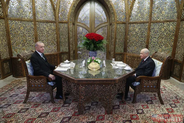 Başkan Erdoğan ve MHP Genel Başkanı Devlet Bahçeli iftarda buluştu: İşte görüntüler... - 13