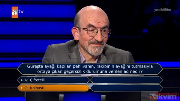 Kim Milyoner Olmak İster'de 300 bin TL'lik TDK sorusu: Hangisi 'ne' kelimesi anlamlarından değildir? - 11