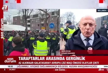 Hollanda’da Türk taraftarlara saldırı!