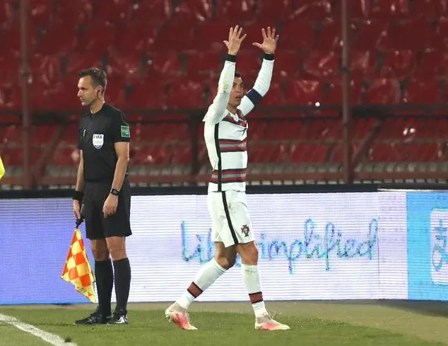 Attığı gol verilmeyen Ronaldo çılgına döndü