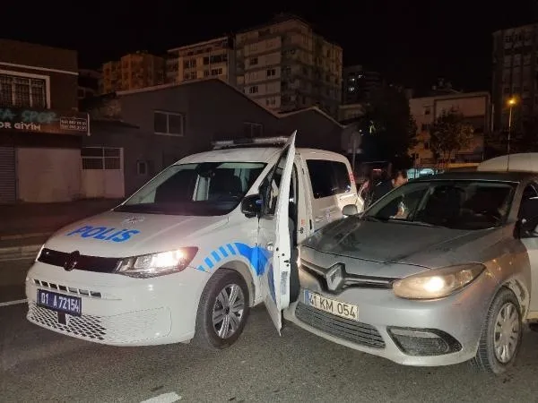 Önce polise sonra kendisini kovalayan polis aracına çarptı! Kaçan sürücü takip sonucu yakalandı-2