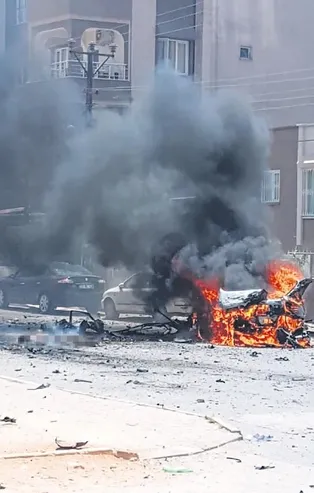 Hatay Reyhanlı'da bombalı araç patladı: 3 terörist öldü