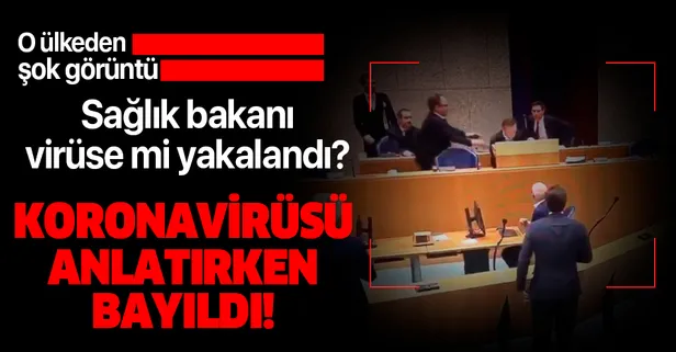 Hollanda Sağlık Bakanı Bruno Bruins koronavirüs toplantısında baygınlık geçirdi