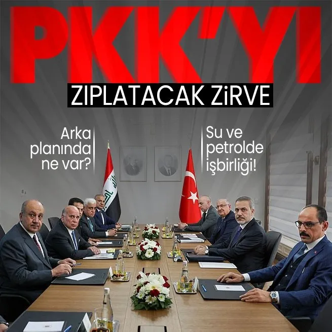 Türkiye-Irak Güvenlik Zirvesinin arka planı! Yol haritası belirlendi... PKK ile mücadele su ve petrolde işbirliği...