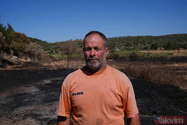 Çeşme yangınında zarar gören alanlar görüntülendi: Her şeyimiz yandı - 6