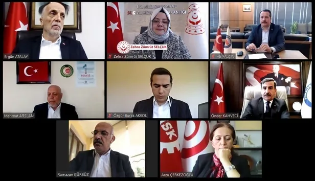 Son dakika: Bakan Selçuk konfederasyonların genel başkan ve temsilcileriyle görüştü-1