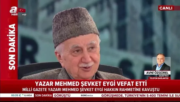 Yazar Mehmet Şevket Eygi hayatını kaybetti