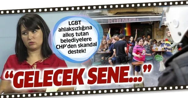 LGBT ahlaksızlığına CHP’den skandal destek!