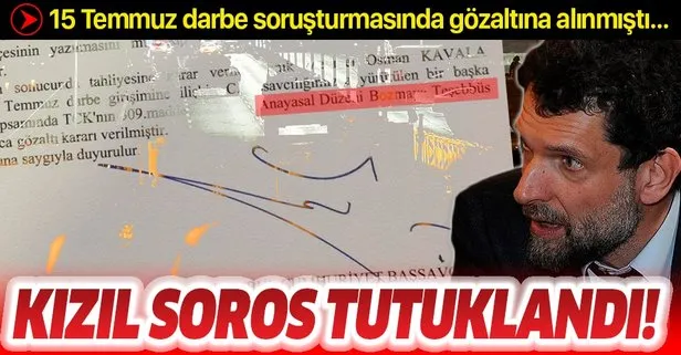 Osman Kavala'yla ilgili flaş gelişme