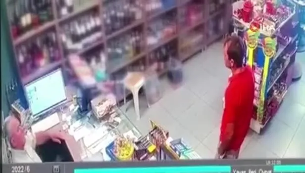 Marmaris'te orman yakan Sacit Ayhan olaydan hemen önce bakın ne yapmış! Veresiye içki almaya çalıştığı anlar kamerada
