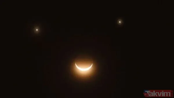 Gözlerinizi gökyüzüne çevirin: Ay, Satürn ve Neptün gülen yüz oluşturacak - 3