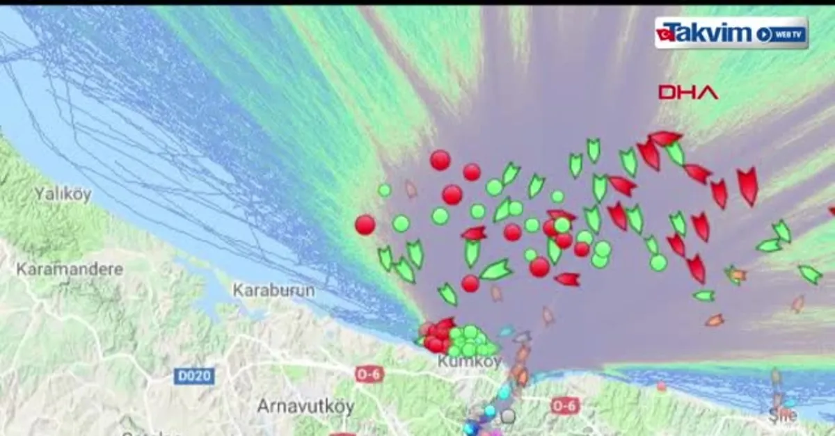 İstanbul'daki sis gemi trafiğini vurdu