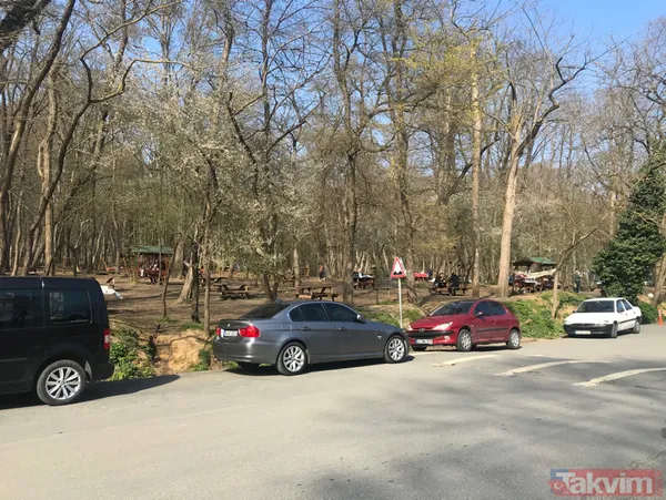 Koronavirüse karşı 'evde kal' uyarısını dinlemeyip Belgrad Ormanı'na akın ettiler - 7