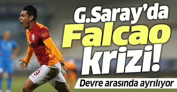 Galatasaray’da Falcao krizi! Devre arasında yolcu