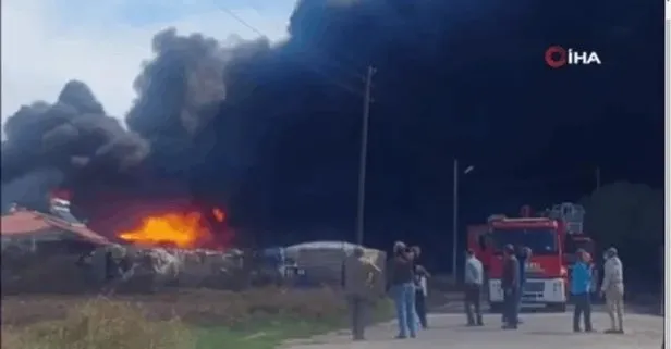 Tekirdağ’da boya üretim fabrikasında yangın! Tekirdağ Valisi yangının nedenini açıkladı