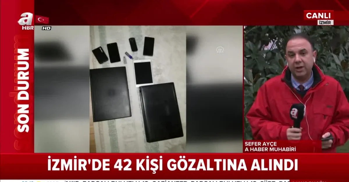 İzmir'de FETÖ'nün hücre evlerine operasyon