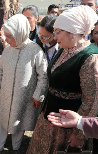 Emine Erdoğan Kırçın Yaylası'nı ziyaret etti