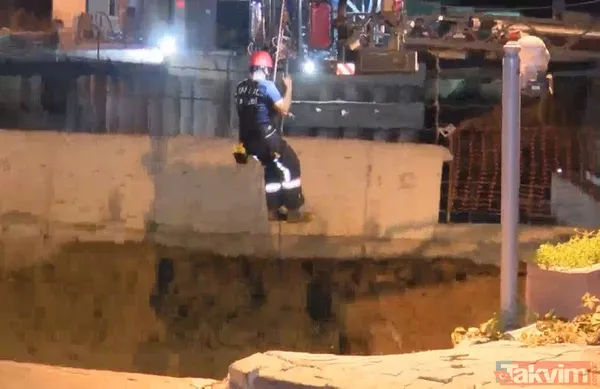 Ümraniye'de metro inşaatı yakınında göçük - 9