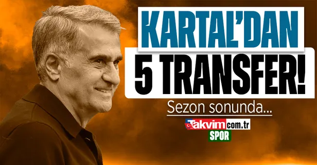 Beşiktaş'tan 5 transfer birden! Sezon sonunda...