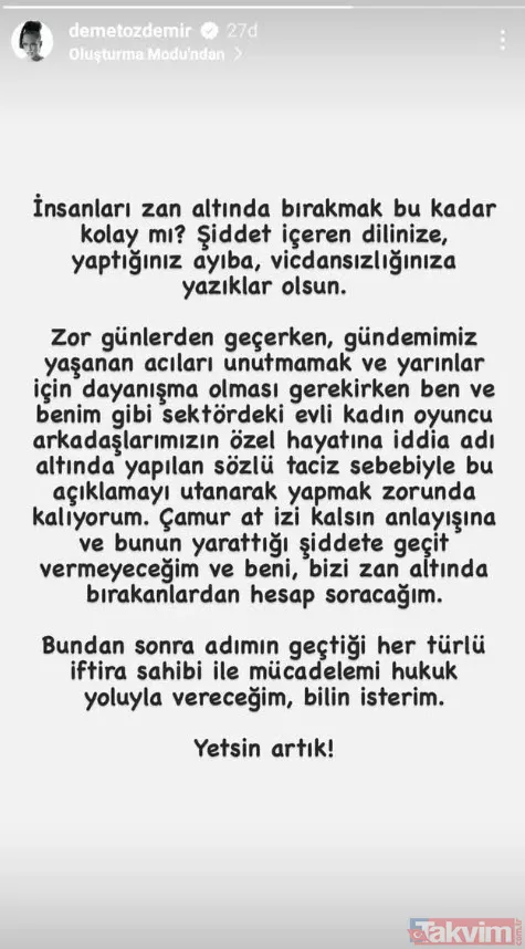 Demet Özdemir'in açıklaması sonrası eşi Oğuzhan Koç'tan hamle gecikmedi! Evi terk etti ve evli kadın oyuncu evli yönetmen yasak aşkı sonrası... - 14