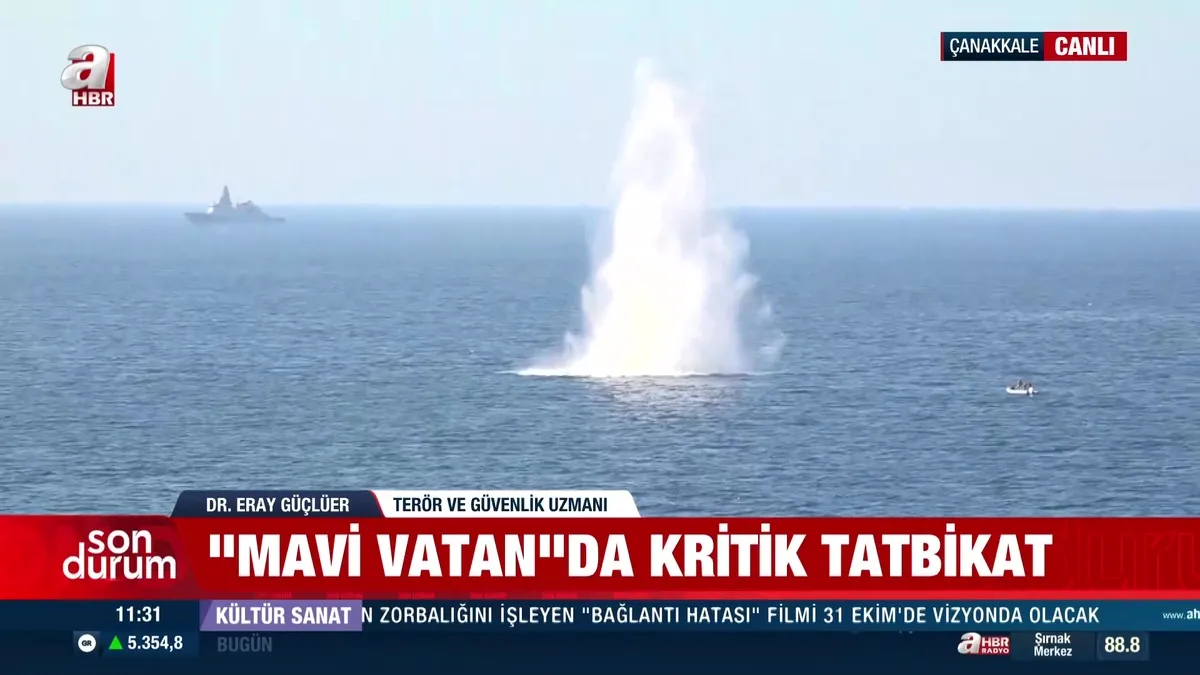 Çanakkale’de Nusret-2025 davet tatbikatı