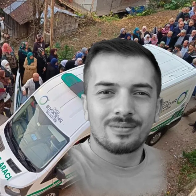 İş makinesi operatörü son yolculuğuna uğurlandı