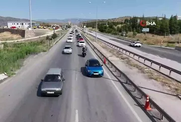 43 ilin geçiş güzergahında bayram hareketliliği