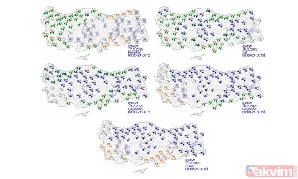 İstanbul'a 2. kar dalgası geliyor! Meteoroloji'den 7 ile sarı kodlu alarm: Sibirya soğukları kapıya dayandı! - 6