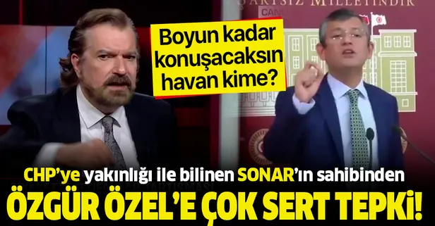 SONAR Araştırma Şirketi'nin sahibi Hakan Bayrakçı'dan CHP'li Özgür Özel'e sert tepki