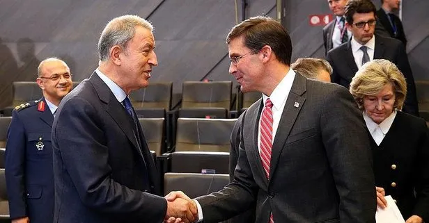 Bakan Akar,  ABD Savunma Bakanı Mark Esper ile görüştü