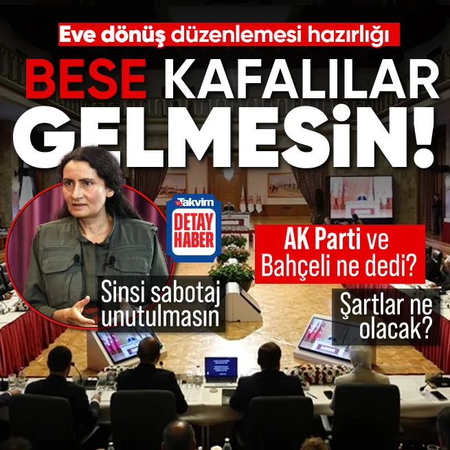 AK Partinin komisyon raporunda Eve dönüş düzenlemesi de yer alacak! Bahçeli ne dedi? Kandildeki sabotajcı kafa ne diyor?